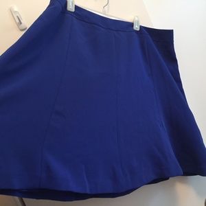 Ann Taylor Cobalt Blue Skirt 16P